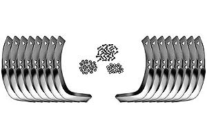 WEIJIA 1901118 for Troy Bilt Horse Pony Tiller Tines 10802 Tine Set W/Hardware Troy Built