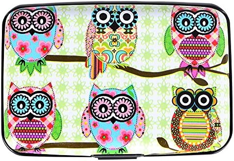 Owl Latest Aluminum RFID Blocking Credit Card Holder for Men Women Owl-4