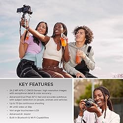 Canon EOS R50 Mirrorless Vlogging Camera