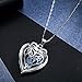925 Sterling Silver Necklace, SILYHEART 