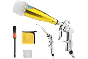 GOCCIDA High Pressure Car Cleaning Gun,Car Air Blow Gun,Tornado Dry Cleaning Gun Quickly Removes Surface Dirt and Dust, Air Gun Works with Air Compressor