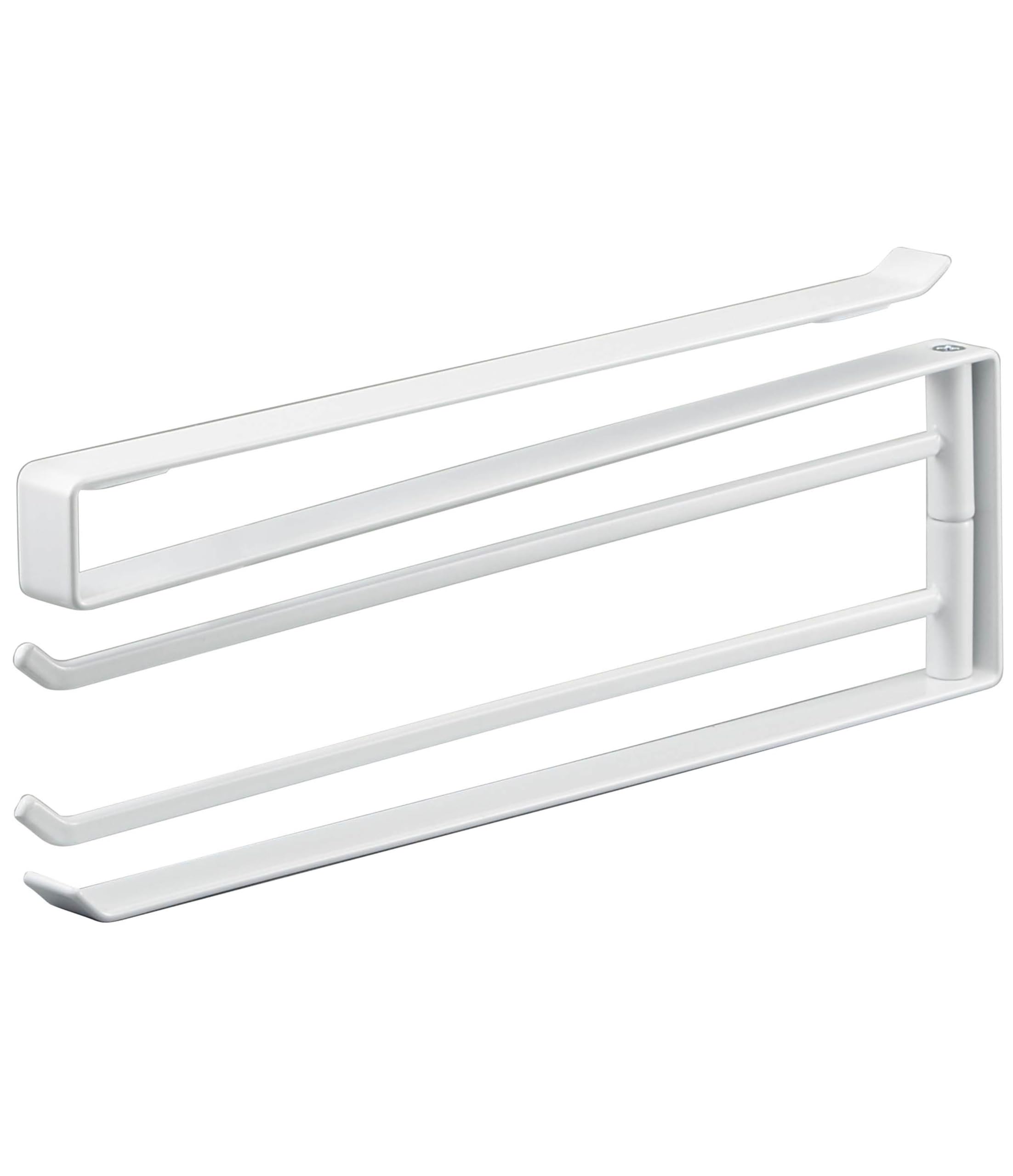 山崎実業 戸棚下布巾ハンガー ホワイトの商品画像