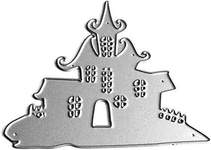 Die Cuts Nelnissa Diy A Gateau Motif Chateau Fort De Coupe Dies Pochoirs Scrapbooking Gaufrage Craft Amazon Fr Cuisine Maison