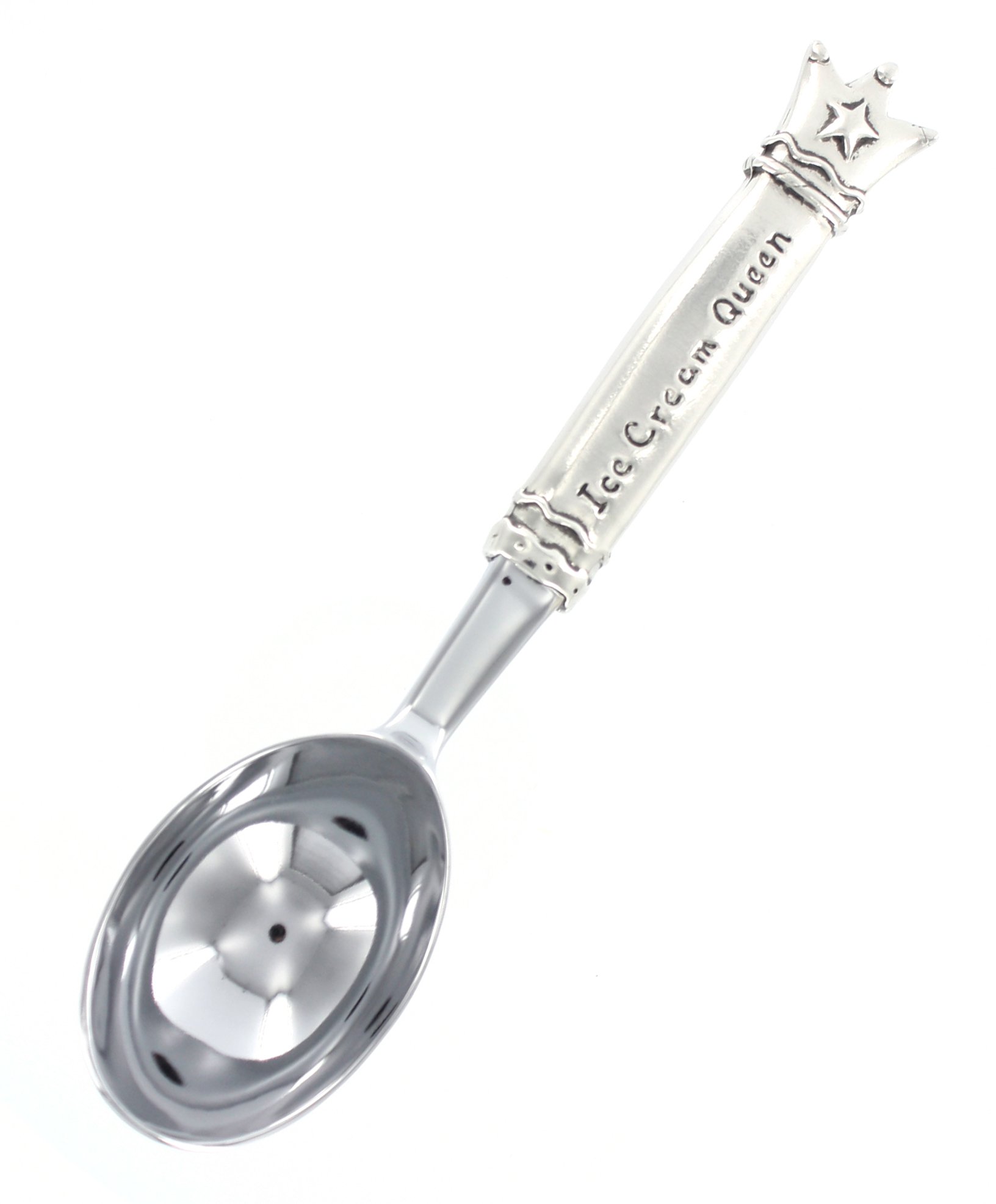 Basic Spirit Pewter Ice Cream Scoop, "Ice Cream Queen" (SP-68)