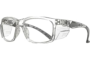 HTS HUNTERSKY E60 Anti-Fog Safety Glasses with Side Shields ANSI Z87 Eye Protection lab chemistry goggles Optical Eyeglass