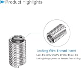 CoCud 5/16-18 UNC 3D Wire Thread Inserts 304 Stainless Steel Helical 20pcs view 4