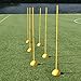 AGORA Portable Indoor/Outdoor Coaching Sticks - Set of 6