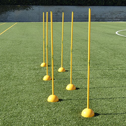 AGORA Portable Indoor/Outdoor Coaching Sticks - Set of 6