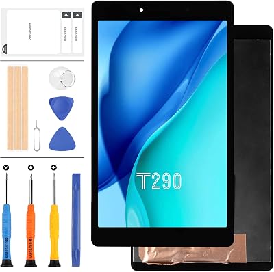 LADYSON Samsung Galaxy Tab A 8.0 2019 T290 SM-T290 LCD Screen Replacement Black