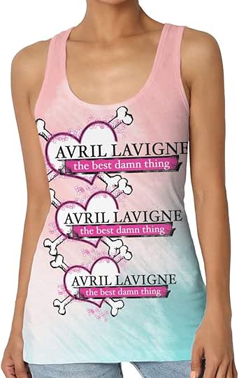 Amazon.com: Avril Lavigne Fashion Tank Top Woman Sport ...
