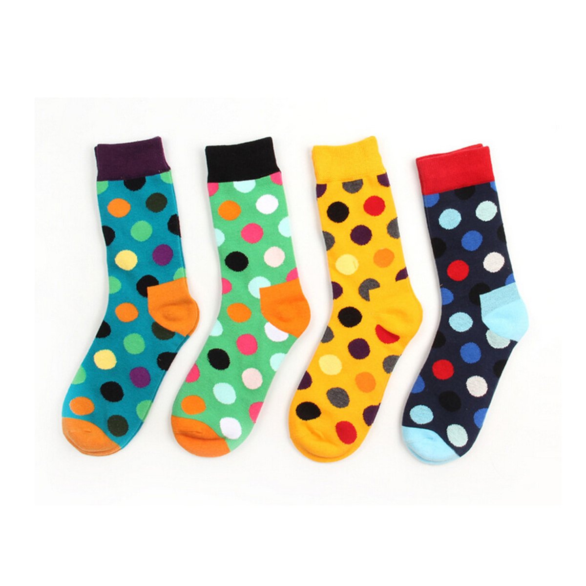 LONGQI - Chaussettes - Femme Bleu Bleu Marine