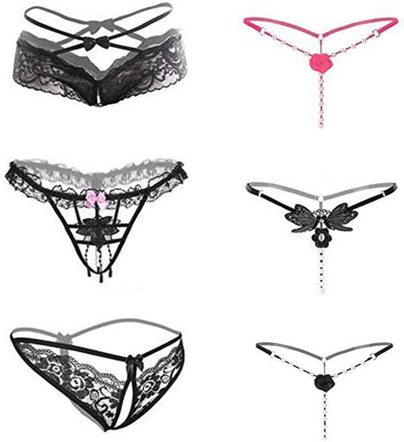 Wolintek TString Panties, Women's Sexy GString TBack Charming Thong
