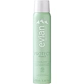 Evian Facial Spray | Glow, Calm & Protect Hydrating Face Mist | Natural Mineral Water with Plant-Based Extracts | 3.38 oz