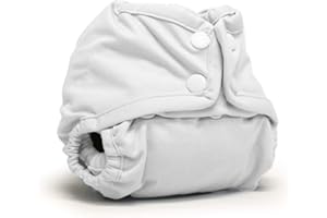 Kanga Care Rumparooz Double Leg Gusset Reusable Cloth Diaper Cover Newborn Snap | Fluff 4-15 lbs