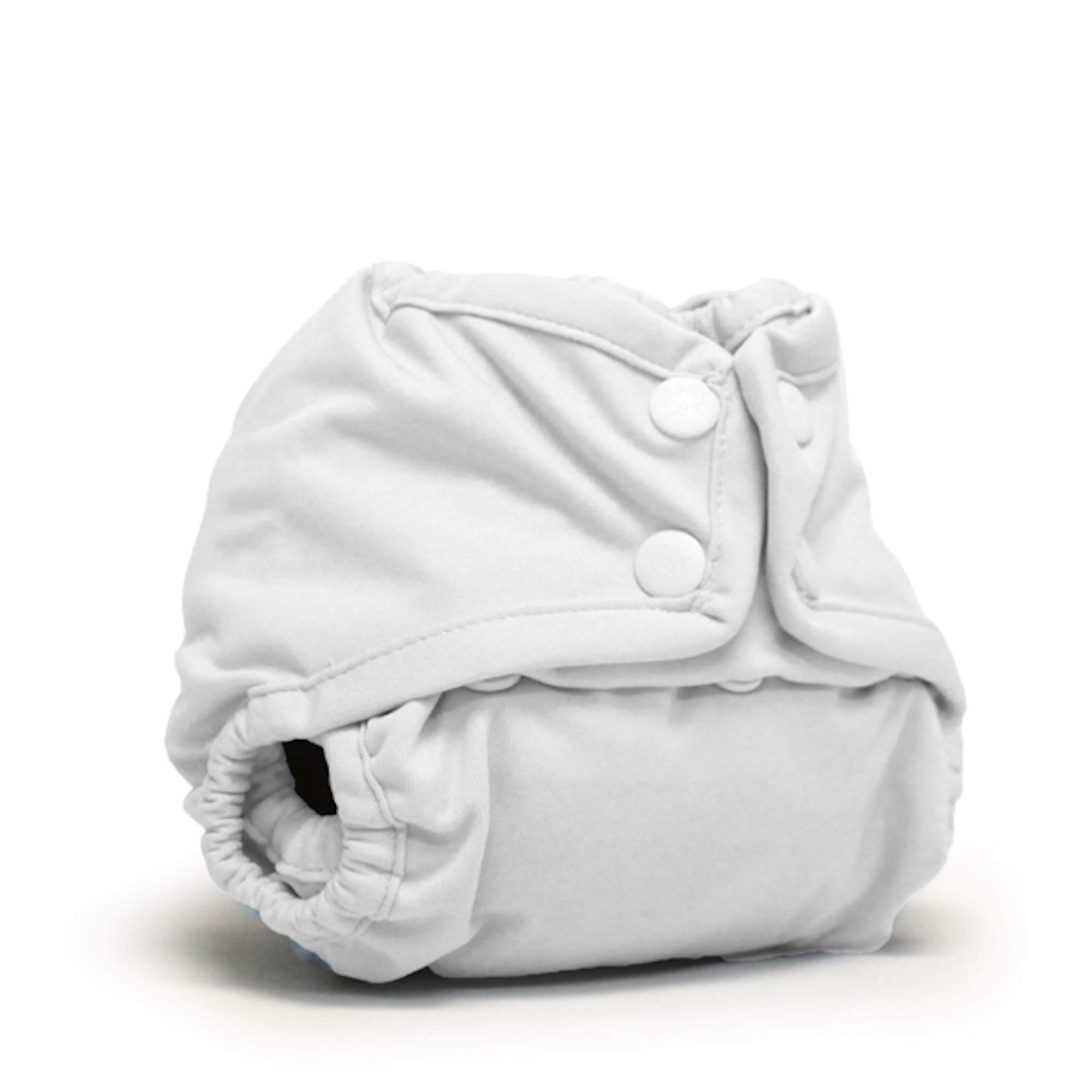 Rumparooz Newborn Snap Cloth Diaper Cover, White