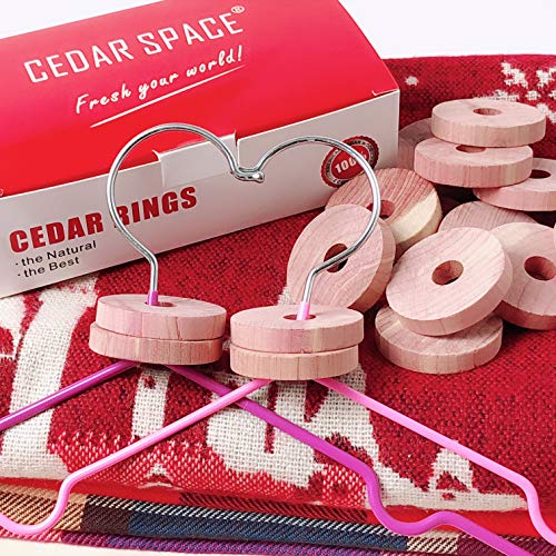 Cedar Space Cedar Blocks | Cedar Packs | Cedar Balls | Cedar Hang up for Closet Storage, 100% Nature Red Cederwood