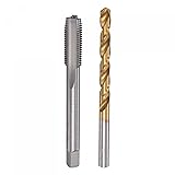 uxcell M8 x 1 Straight Flute Thread Tap and 7.0mm