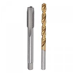 uxcell M8 x 1 Straight Flute Thread Tap and 7.0mm