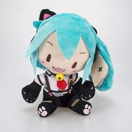 Amazon Co Jp Nc6628cm初音ミクぬいぐるみ漫画猫耳少女バラエティソフトドールアニメぬいぐるみ子供向けバースデーギフト ホーム キッチン