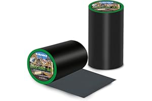 Felizshop Joist Tape 2 Rolls, 0.75cm x 6'' x 50', Waterproof Butyl Adhesive for Decking, Wood Beams, Building Joists, Indoor or Outdoor Use