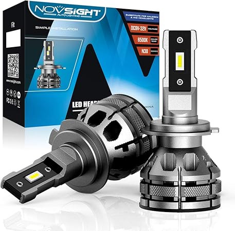 Amazon Novsight Ledヘッドライト H7 高輝度 lm 7500lm 2 80w 40w 2 Dc9 32v 6500k ホワイト Ledバルブ フォグランプ 車 バイク用 冷却ファン付き 2個セット 2年保証 Ledバルブ 車 バイク Amazon Novsight Ledヘッドライト H7 高輝度 lm 7500lm 2 80w 40w 2 Dc9 32v 6500k ホワイト Ledバルブ フォグランプ 車 バイク用 冷却ファン付き 2個セット 2年保証 Ledバルブ 車 バイク