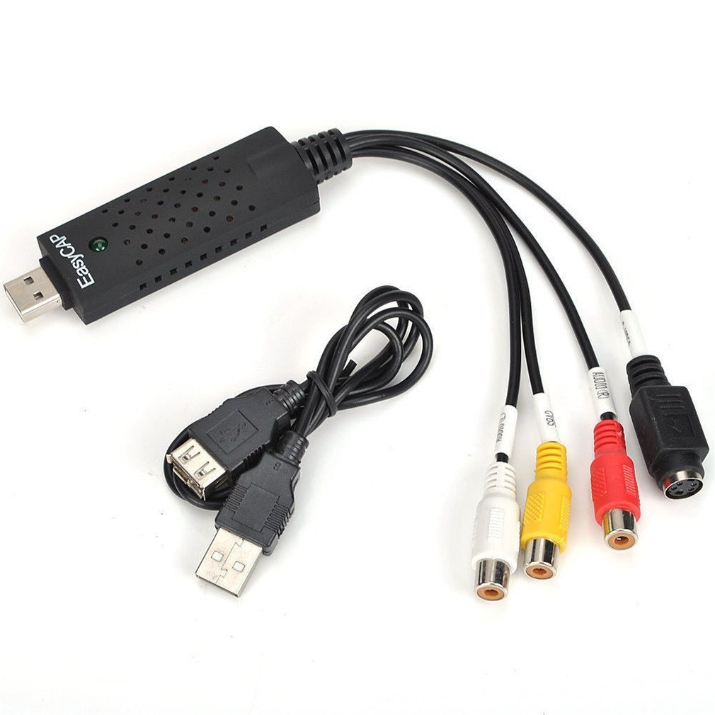 FAVOLCANO USB 2.0 Audio Video VHS to DVD Converter Capture Card Adapter
