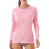 NAVISKIN Women's UPF 50+ Sun Protection Long Sleeve Shirts Rash Guard Shirts Quick Dry Lightweight Hiking Shirts