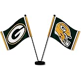WinCraft Green Bay Packers Desk and Table Top Flags
