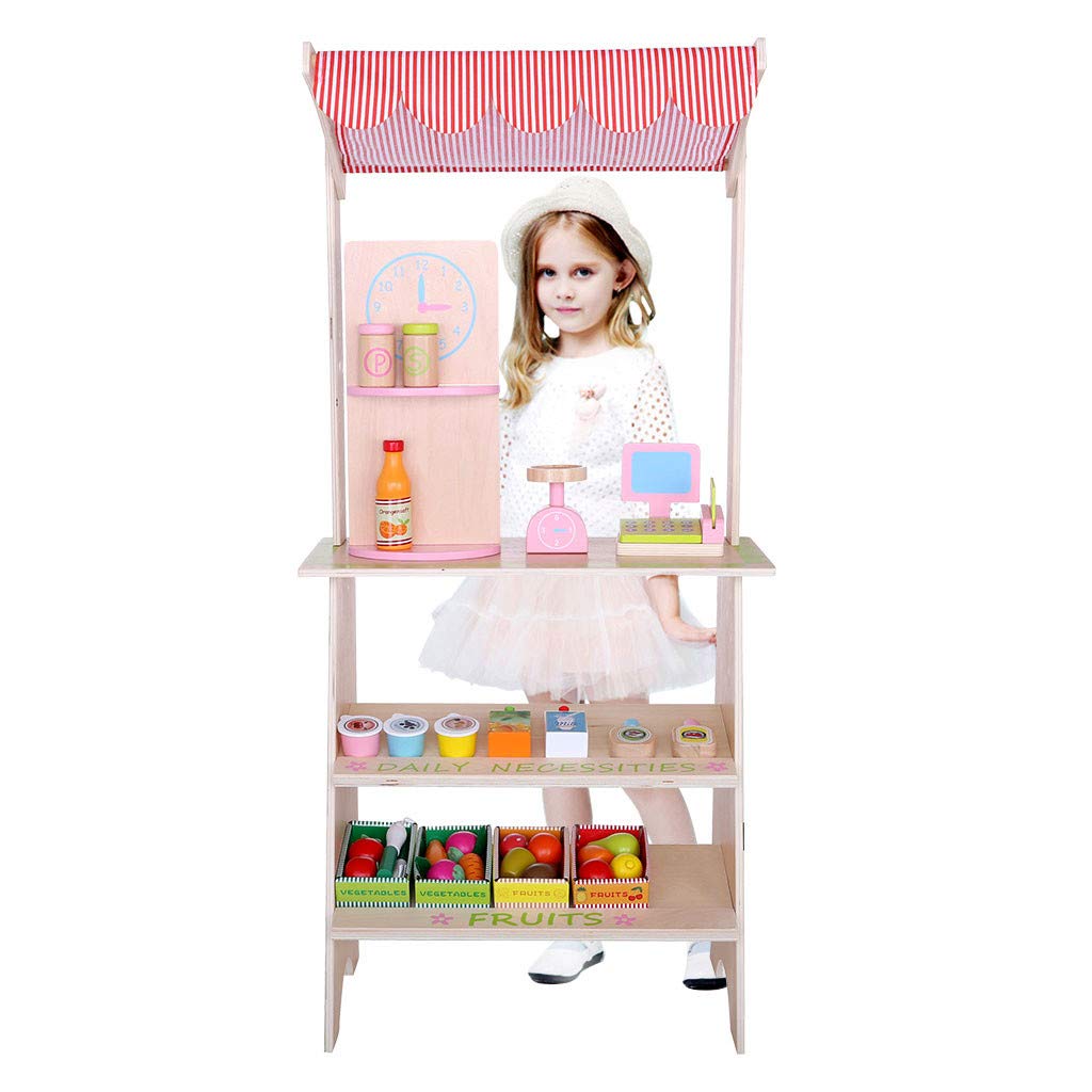 Amazon Com Tki S Children S Kitchen Toys Wooden Simulation