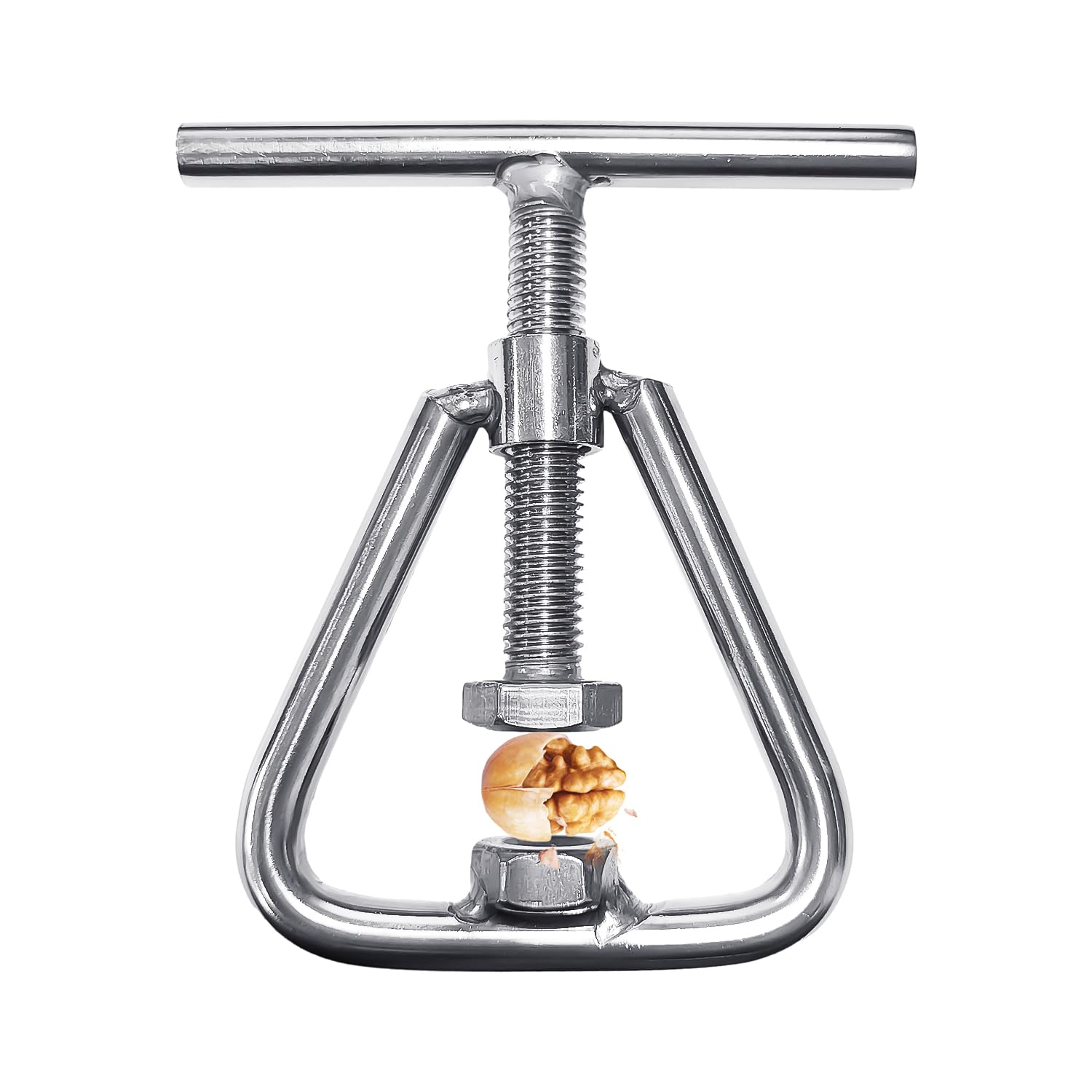 1 Piece Stainless Steel Nut Cracker, Stainless Steel Nut Cracker Sheller, Walnut Crusher, Chestnut Bottle Opener, Multifunctional Nut Opener