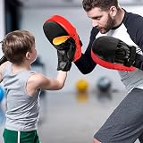 Hwtcjx Kids Boxing Gloves PU 23cm 50mm Thick Wrist Velcro Flame 3-12 view 3