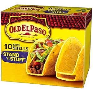 Old El Paso Taco Shells, Stand 'n Stuff, Gluten Free, 120 Taco Shells