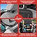 Lusso Gear Heavy Duty Back Seat Car Organizer Extra Large for Powerful Protection, Sag Proof & Reinforced Corners, Protects iPad & Backseat, 12 Versatile Car Seat Organizer Storage Compartments, (Tan)