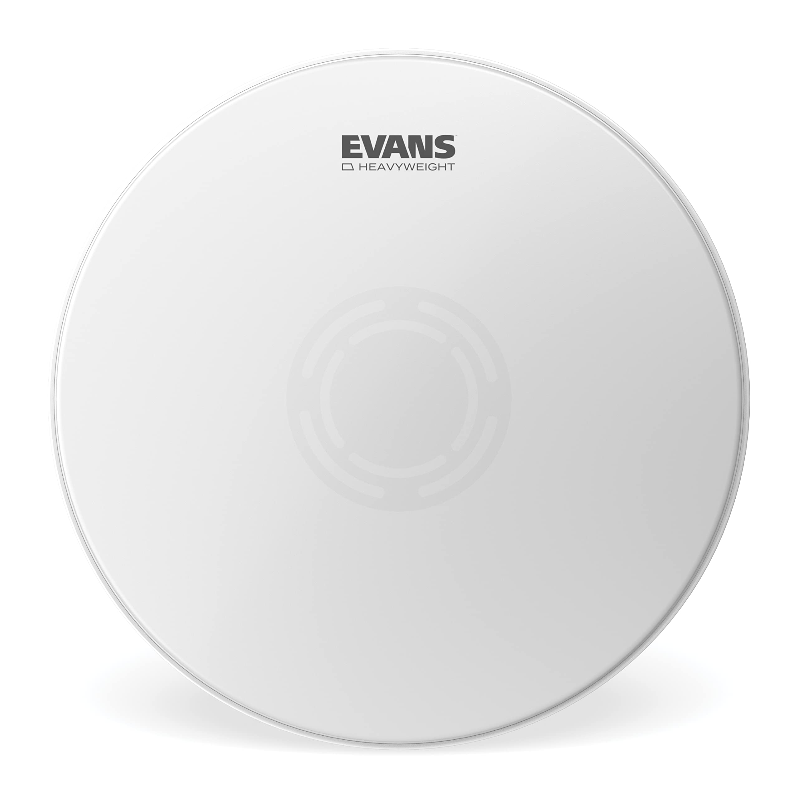 Evans Heavyweight Coated Drumhead - Coated Snare Drum Head - Reverse Dot for Durability, Focus, Attack - 2 Plies of Film - 12 Inch