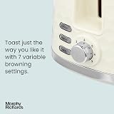 Morphy Richards Hive 2 Slice Toaster Cream 850W Variable Browning Anti-Jam view 2
