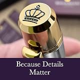 Bond & Regent Silver Chrome 24K Gold Rollerball Pen Luxury Grade view 4