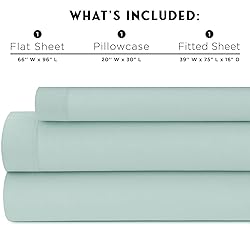 Briarwood Home Twin Sheets, Cooling Sheet Set, Deep