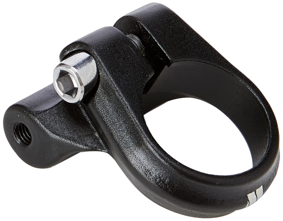 M Part Seat clamp with rack mount 28.6mm black