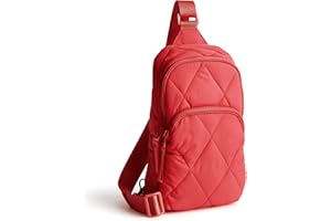 Vera Bradley Women's Featherweight Lorman Sling Backpack, Cayenne, One Size