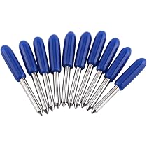 15-Pack 45° Roland Vinyl Cutter Blades - Red Cap Carbide Knives For Plotter Cutting Machines