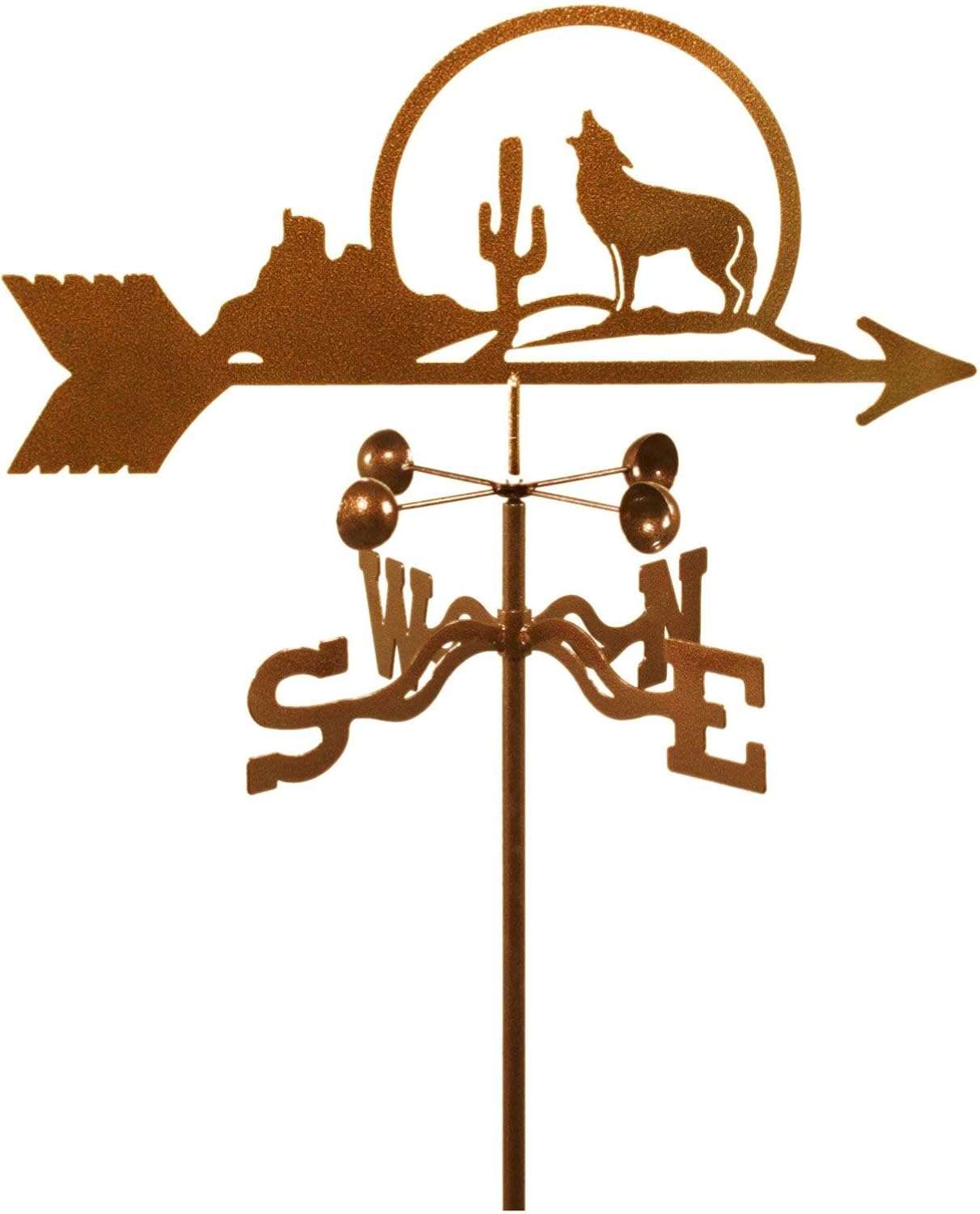 Weathervanes - EZ Vane Coyote with Cactus Weathervane