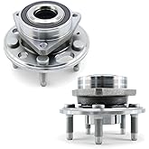 513288 2Pcs Front/Rear Wheel Bearing Hub Assembly Fit for 2013-2015 Chevy Malibu, 2014-2017 Chevy Impala, 2010-17 Equinox, GMC Terrain, Cadillac CTS/XTS, Buick Lacrosse Regal, Saab 9-5, 5 Lugs w/ABS