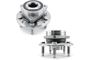BDELI 513288 2Pcs Front/Rear Wheel Bearing Hub Assembly Fit for 2013-2015 Chevy Malibu, 2014-2017 Chevy Impala, 2010-17 Equinox, GMC Terrain, Cadillac CTS/XTS, Buick Lacrosse Regal, Saab 9-5, 5 Lugs w/ABS