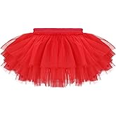 Baby Girls Soft Fluffy Tutu Skirt with Diaper Cover, Tulle Dress Skirt 3 Layers Soft for Newborn,Toddler