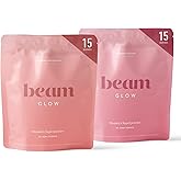 Beam Glow, Hormone Balance for Women, Strawberry Kiwi and Raspberry Bundle, Thyroid Support for Women, Natural Hormone Support Powder with Selenium and Bromelain, PMS Relief, Energy, Hair, Skin Health