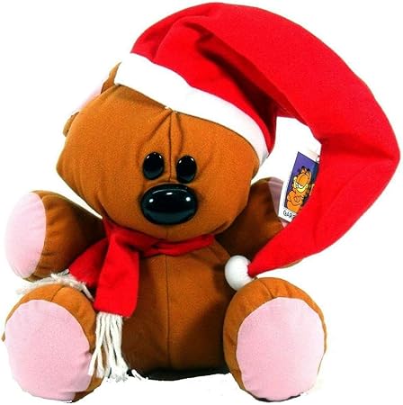Amazon Com Pooky Oso 10 Felpa Muneca De Navidad Por Garfield Toys Games