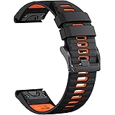 BANSO 26mm Quick Fit Nylon Watch Band for Garmin Fenix 8 51mm,Watch Band for Garmin Fenix 7x pro Sapphire Solar 26mm, for Garmin Fenix 7X/Fenix 6X/Fenix/5X/Fenix 3/Fenix 3 HR