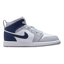 Air Jordan 1 Mid Pre School White/Midnight