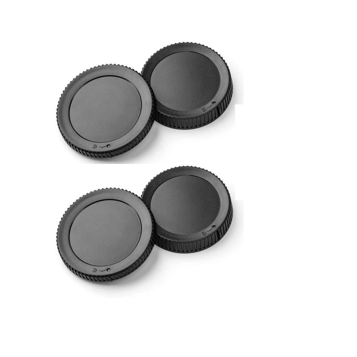 Z9 Z8 Rear Lens Cap & Body Cap Compatible for Nikon Z9 Z8 Z7II Z7 Z6II Z6 Z5 Z50 zfc ZF Camera w/Z Mount Lens [2+2 Pack]