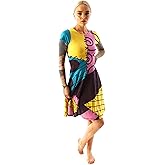 Disney Nightmare Before Christmas Women's Sally Costume Dress-up Halloween Party Outfit Cosplay Dress Themed Apparel